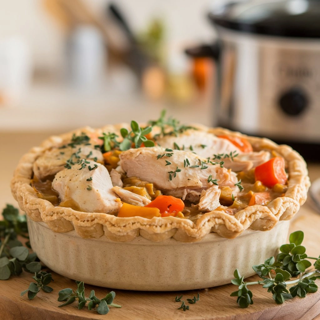 Crock Pot Chicken Pot Pie