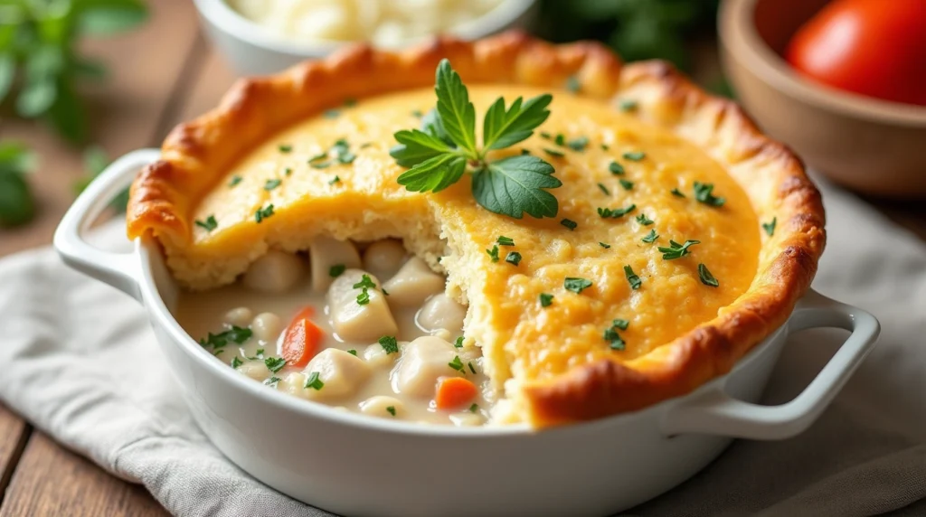 Slow cooker chicken pot pie